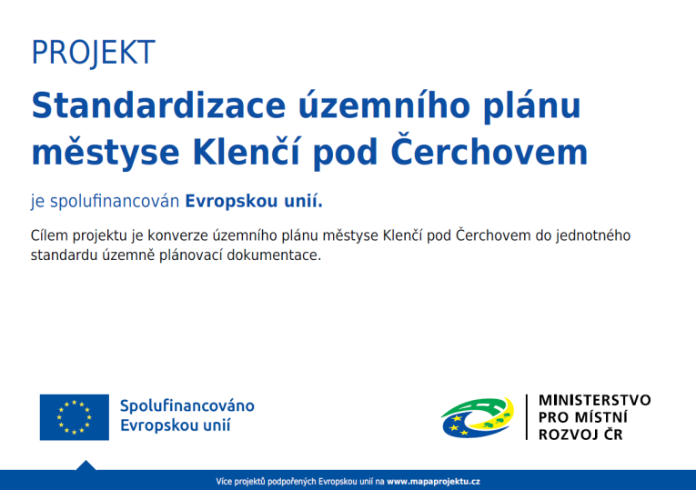 Standartizace územního plánu městyse