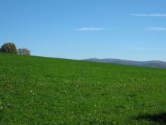 Pohled na&nbsp;Čerchov od&nbsp;Lučiny (z bavorské strany)