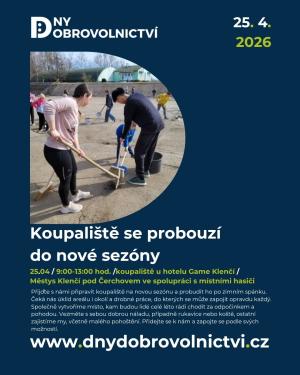 Úklid koupaliště před sezónou